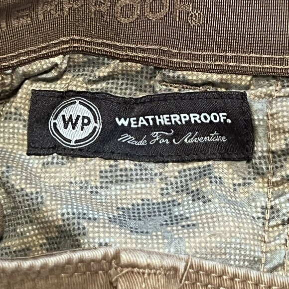 Weatherproof Adventure Pants, Men's 40x32, Color Cedar, Solid, Cargo Pockets - Picture 4 of 13